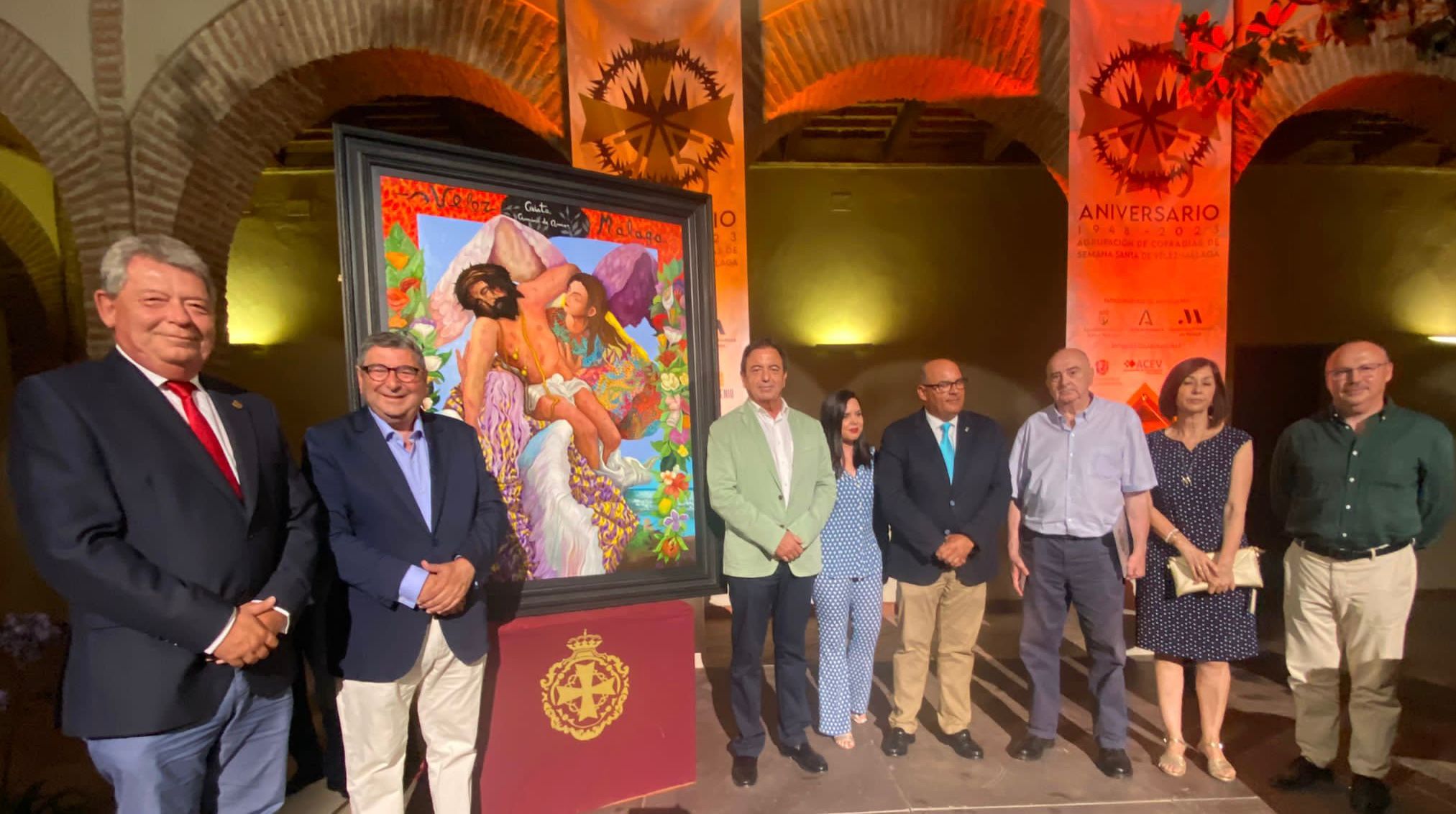 La Agrupación de Cofradías presenta su cartel del 75 aniversario.