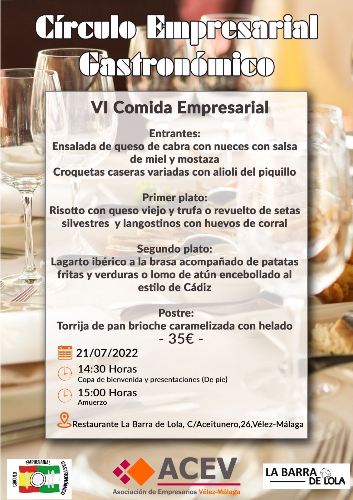 V edición del círculo empresarial de la ACEV.