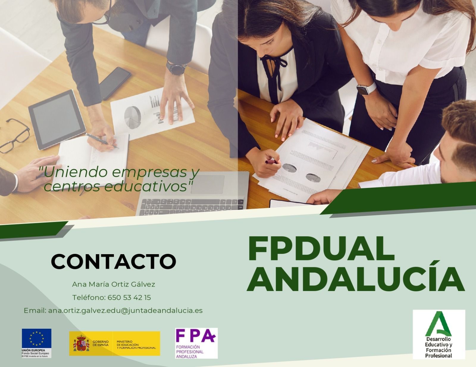 La Conserjería de Educación, pone en marcha el proyecto FP Dual.