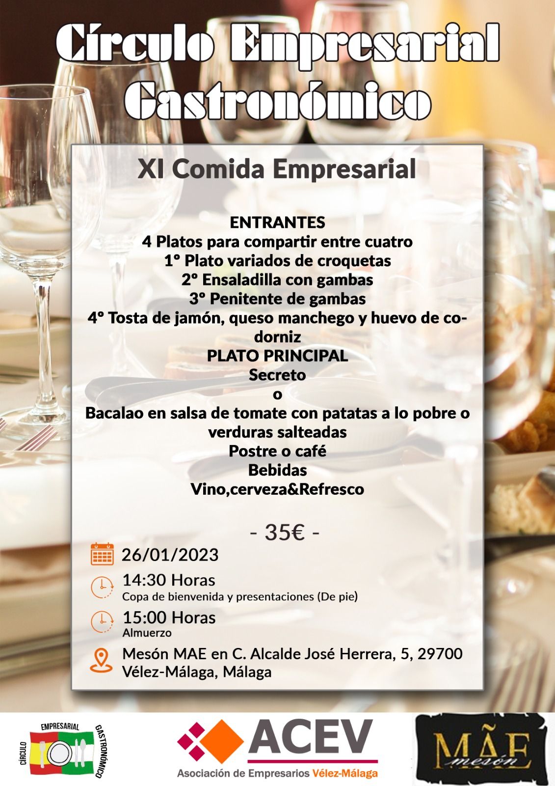 Undécimo certamen del círculo gastronómico, realizado por la ACEV.