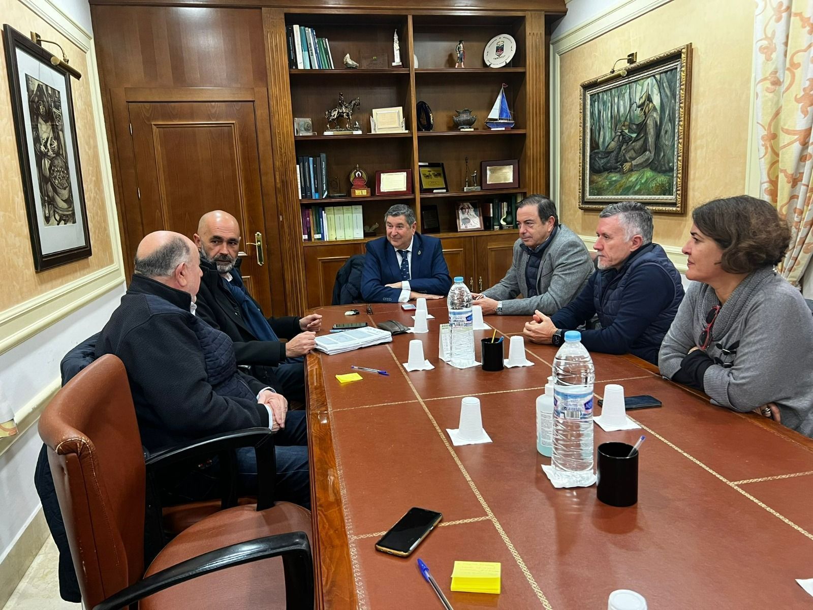 La ACEV se reúne por el estado de las obras en Vélez-Málaga